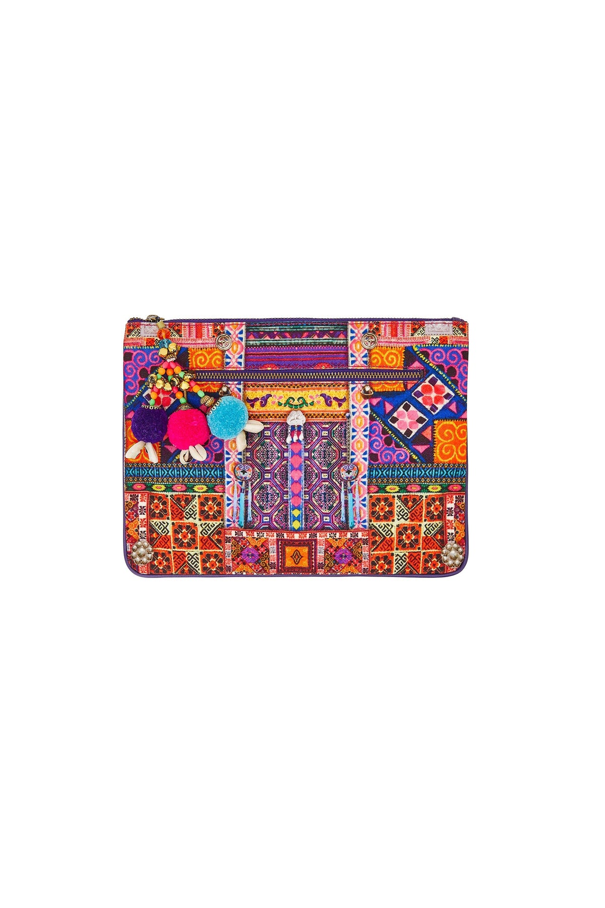 PATCH ME UP SMALL CANVAS CLUTCH