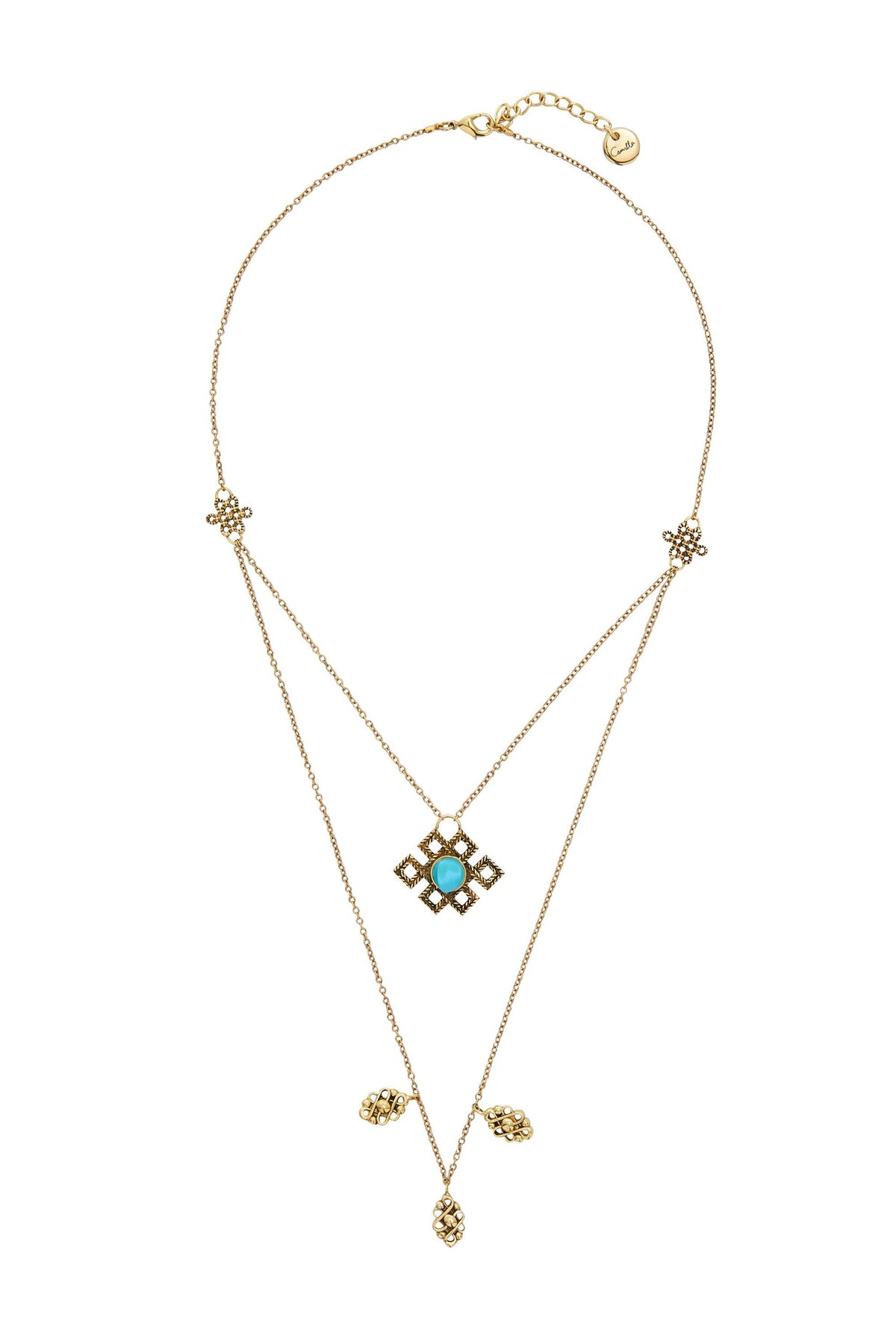 PHOENIX RISE V POINT MOTIF NECKLACE