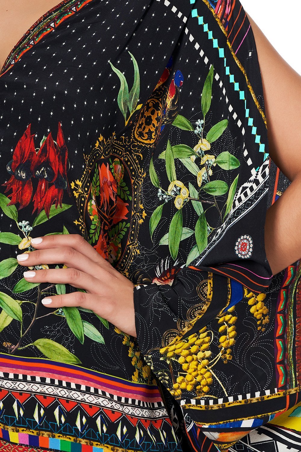 PLAYSUIT WITH SLEEVE SPLIT BLACKHEATH BETTY