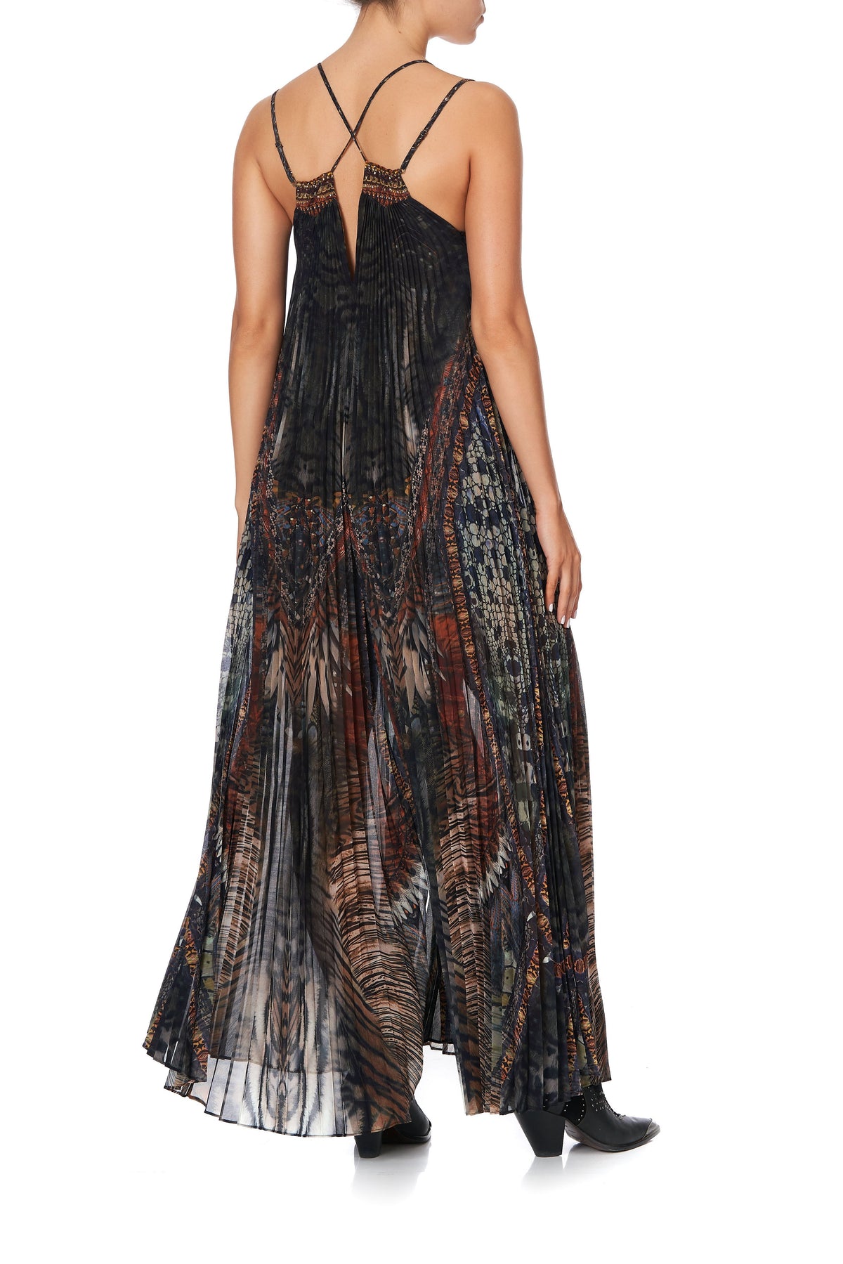 PLEATED JUMPSUIT WITH YOKE KAKADU CALLING