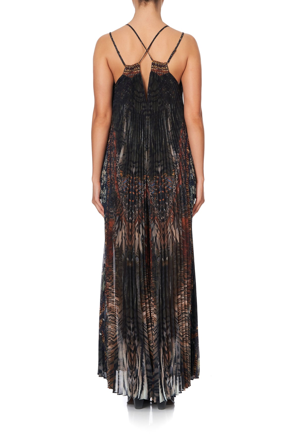 PLEATED JUMPSUIT WITH YOKE KAKADU CALLING
