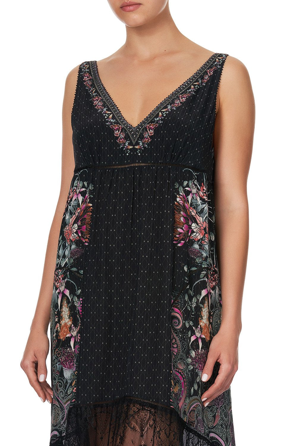 SPLICED MAXI DRESS RESTLESS NIGHTS