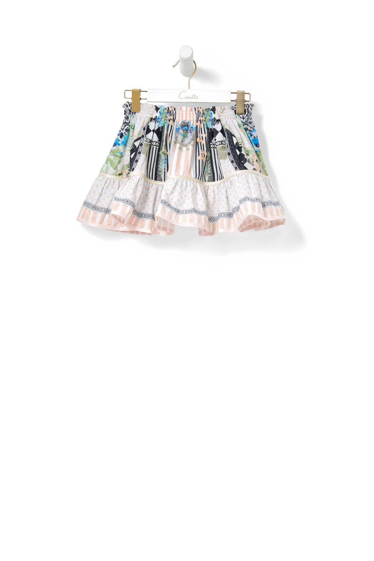 SALVADOR SECRETS KIDS SHORT SKIRT W TRIM