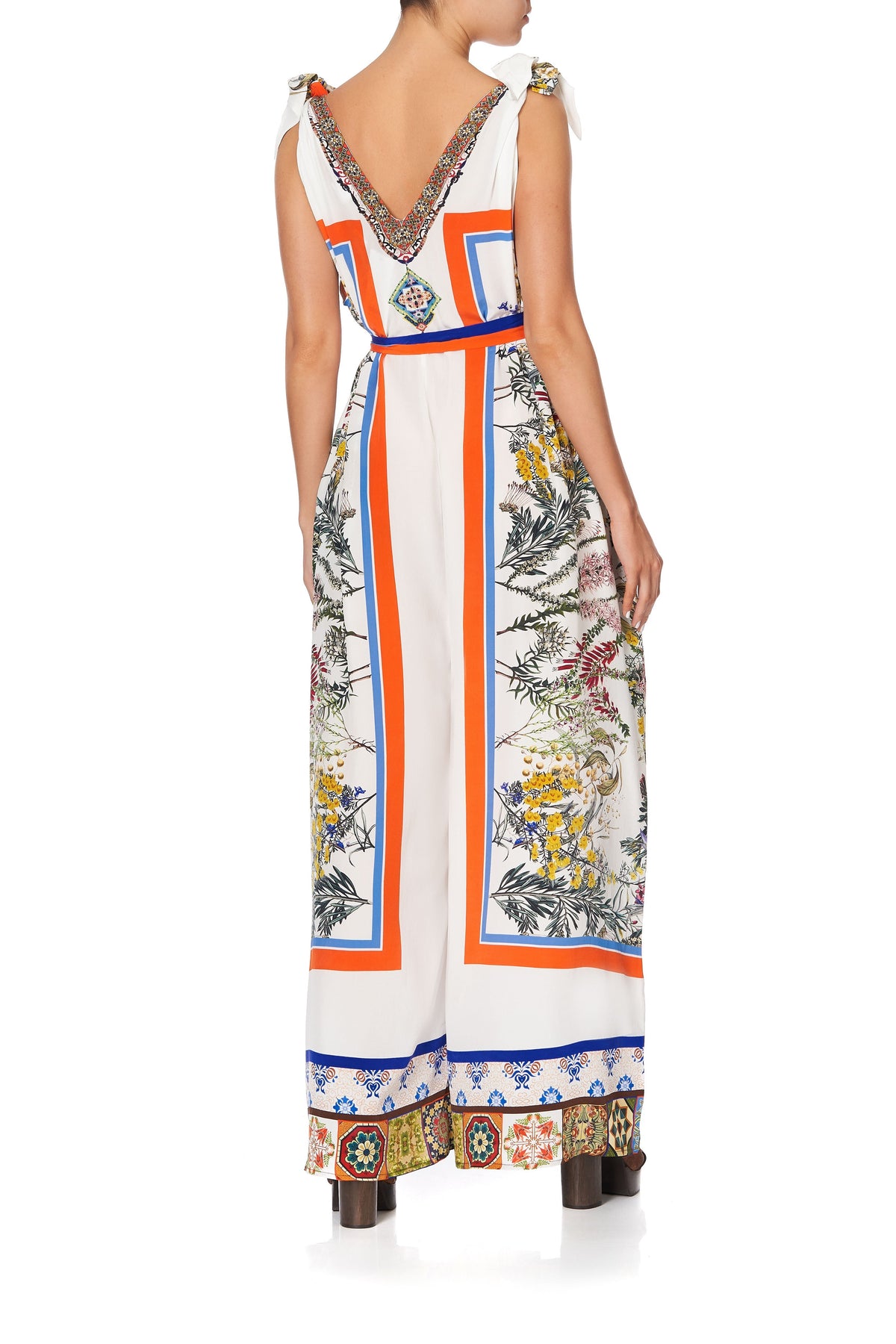 SCARF TIE JUMPSUIT GONE COAST