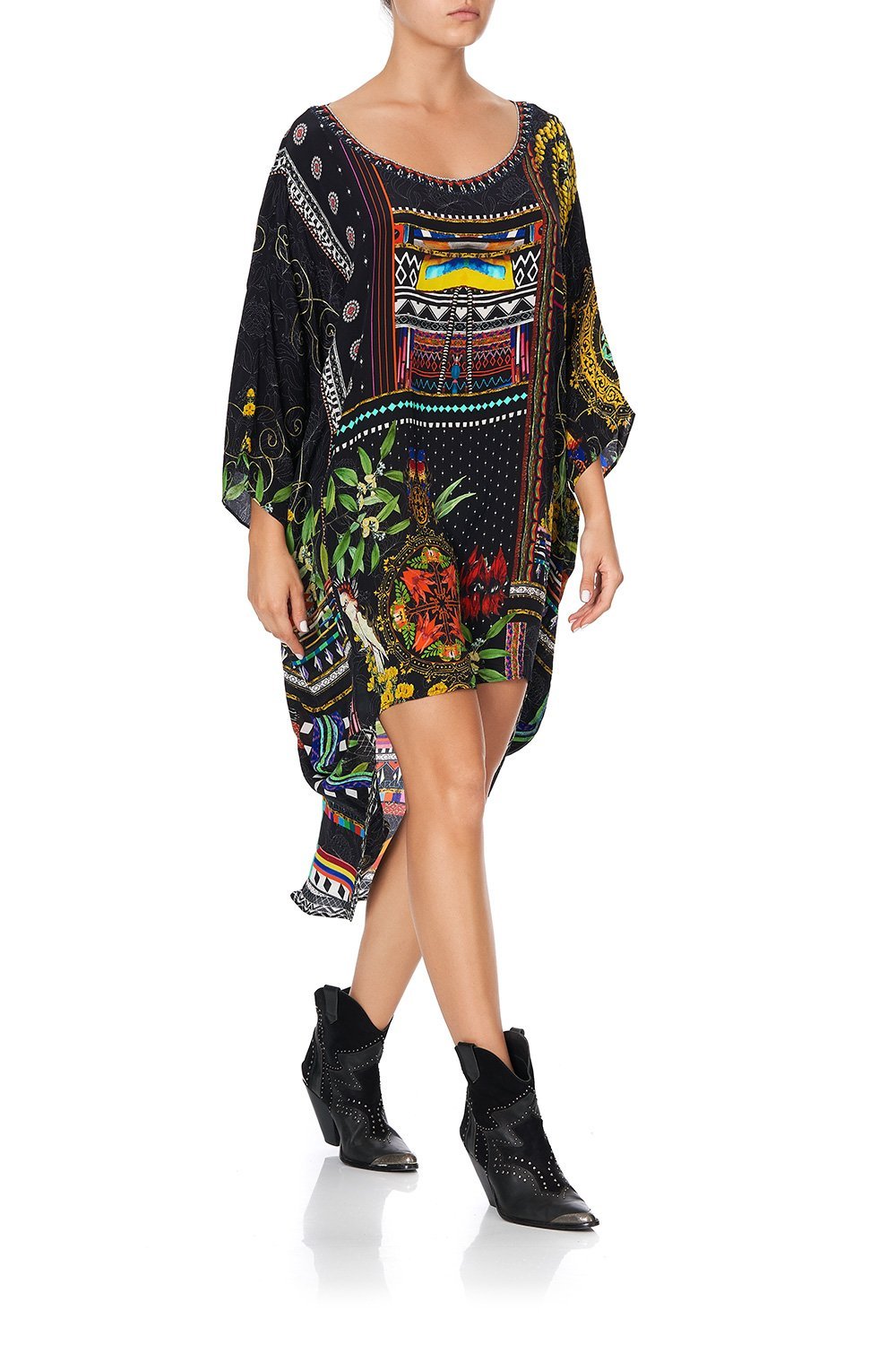 SCOOP BACK HEM DRESS BLACKHEATH BETTY