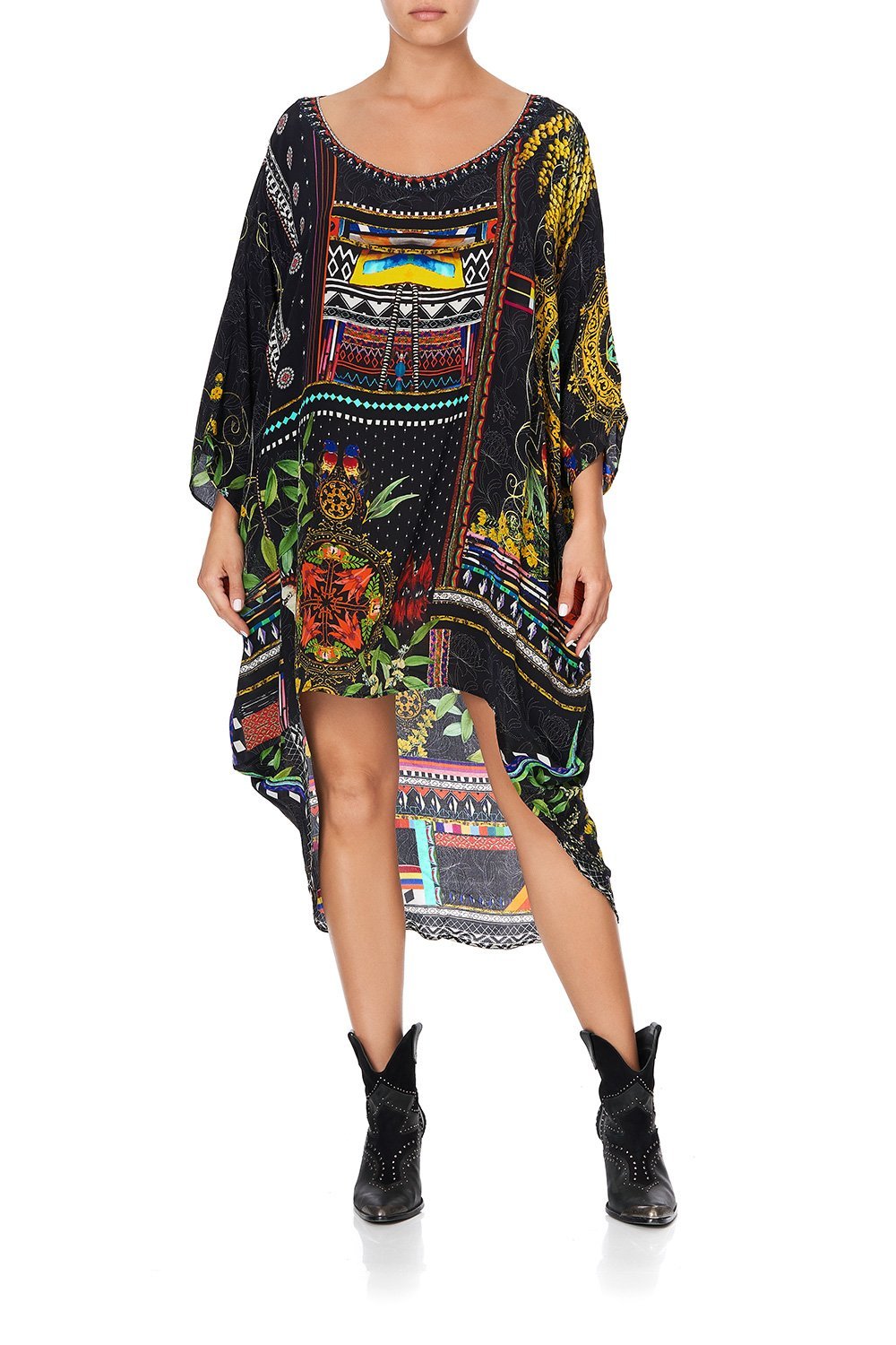 SCOOP BACK HEM DRESS BLACKHEATH BETTY