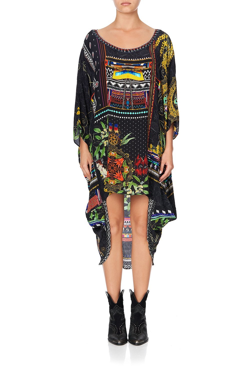 SCOOP BACK HEM DRESS BLACKHEATH BETTY