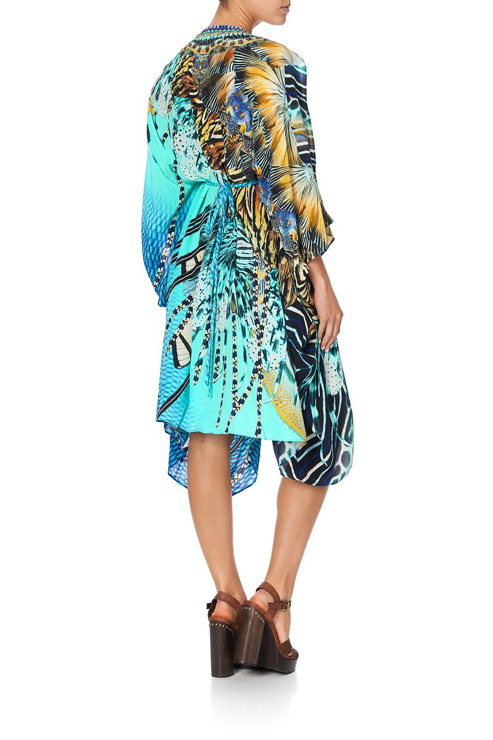 SHORT KAFTAN WITH HARDWARE MARINE QUEEN