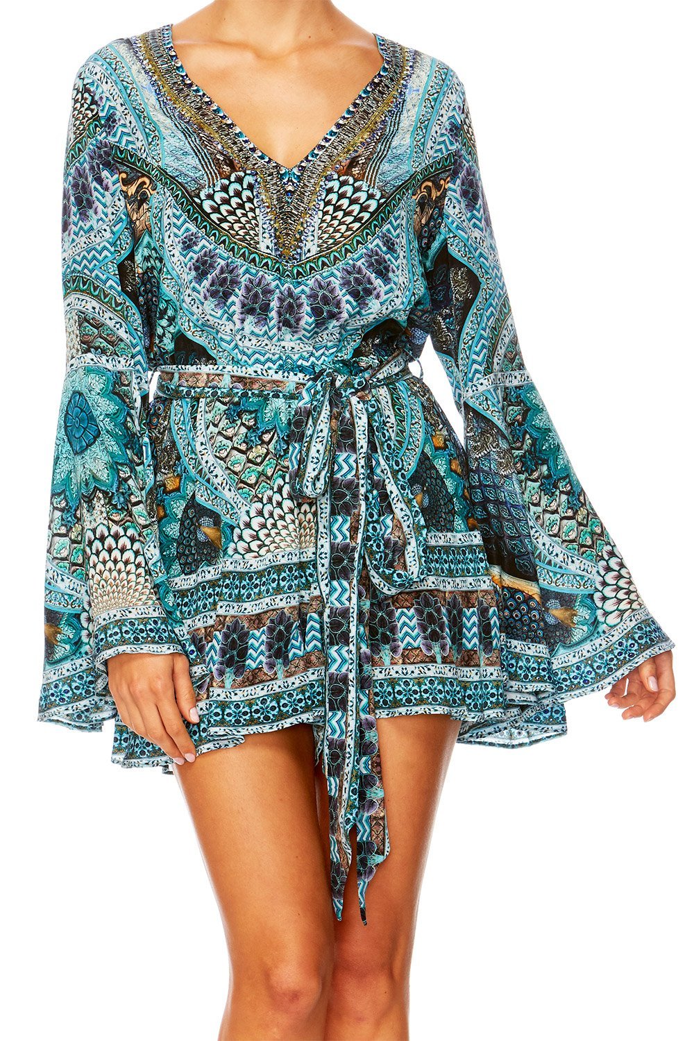 TURN ON THE CHARM WIDE SLEEVE PLAYSUIT