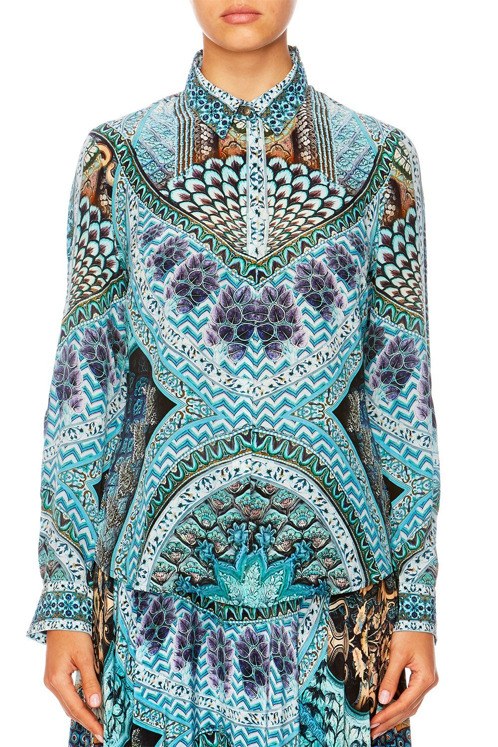 TURN ON THE CHARM SLIM FIT LONG SLEEVE SHIRT