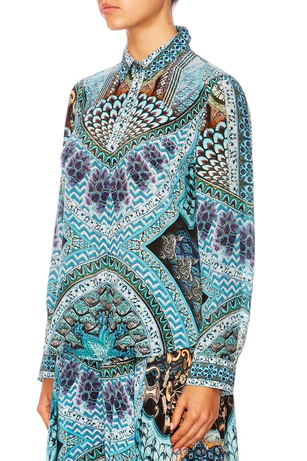 TURN ON THE CHARM SLIM FIT LONG SLEEVE SHIRT