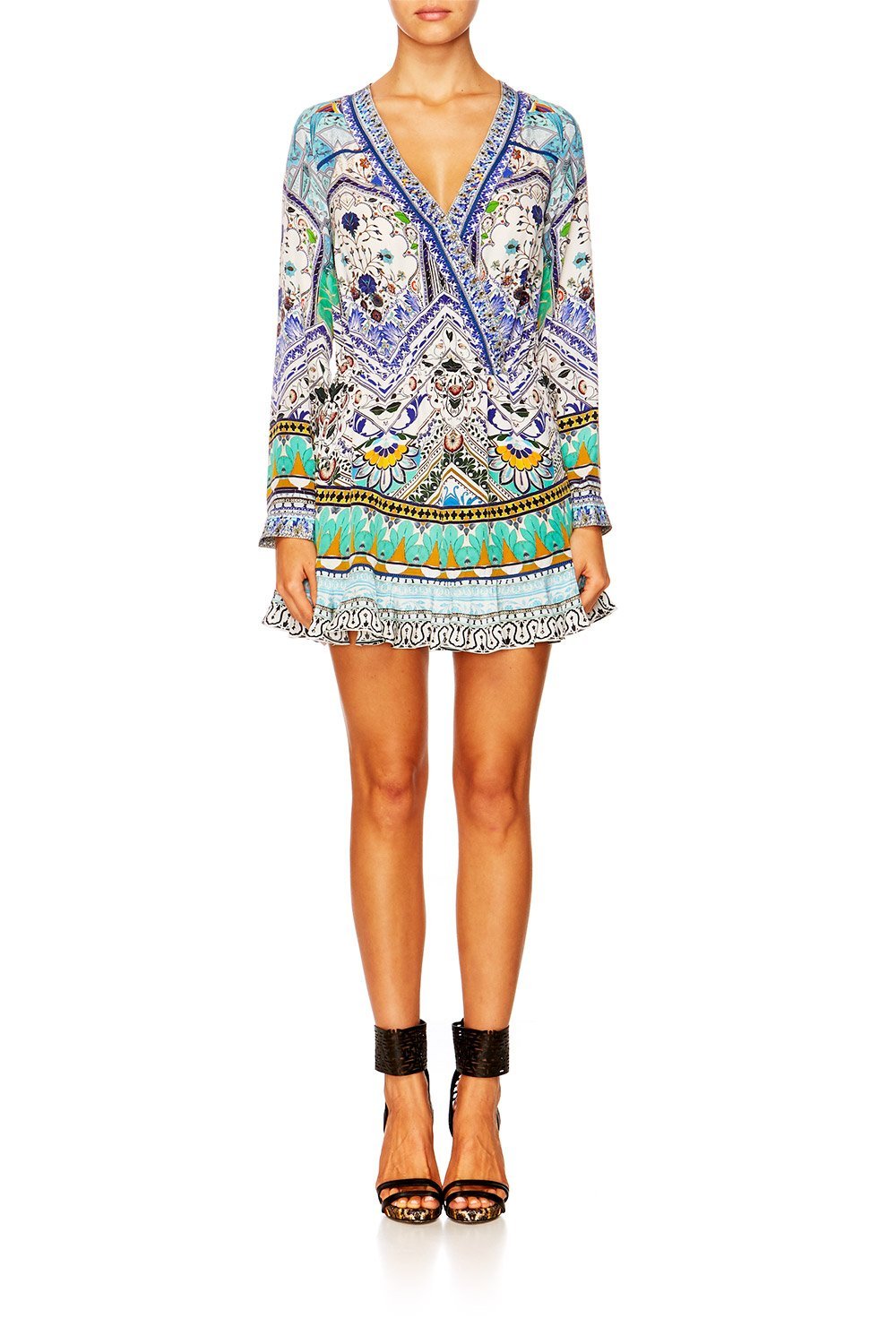 CAMILLA EVERLASTING UDAIPUR SHORT CROSS FRONT DRESS