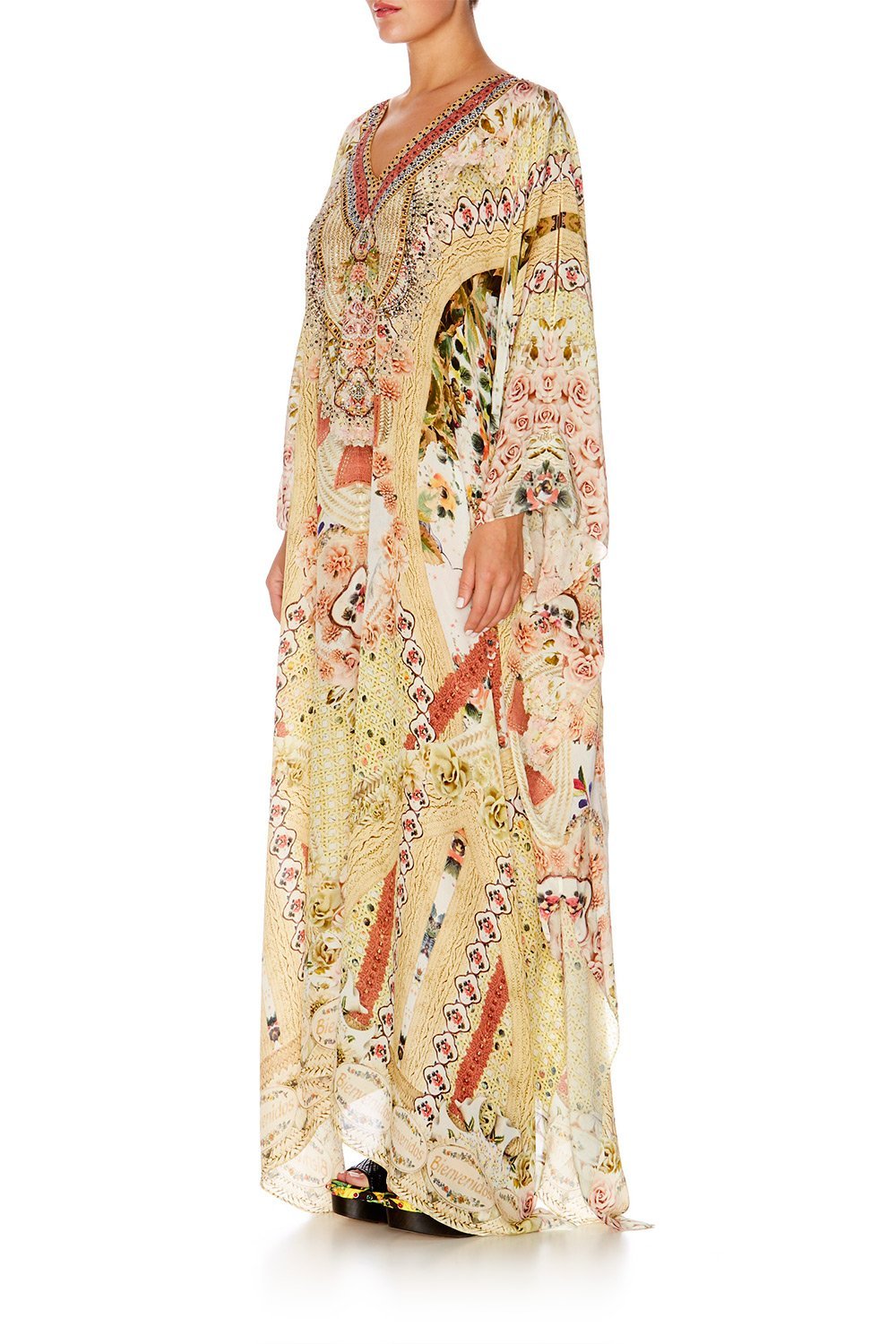 MY SUMMER LOVE SPLIT FRONT & SLEEVE KAFTAN