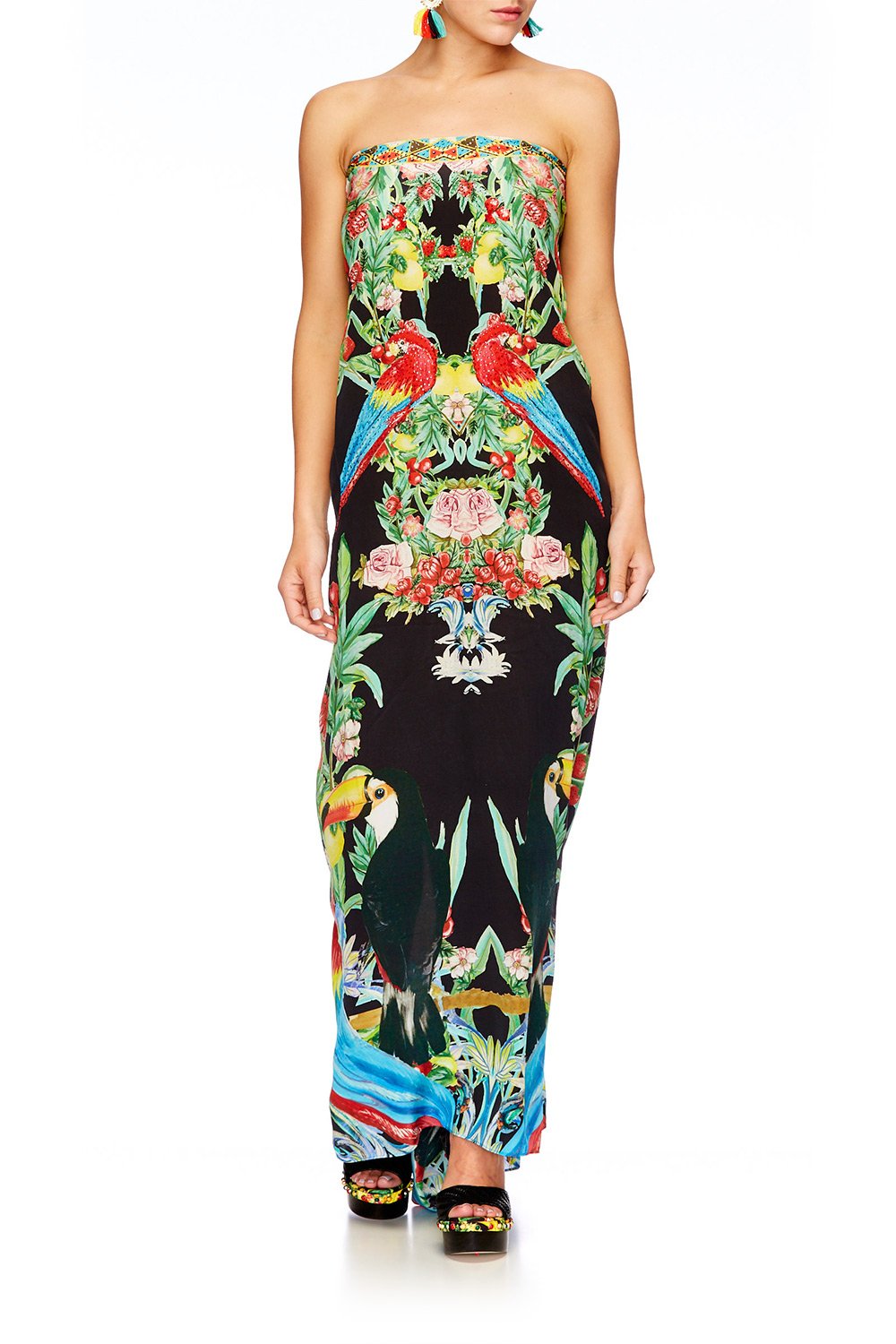 TOUCAN PLAY ROUND NECK KAFTAN