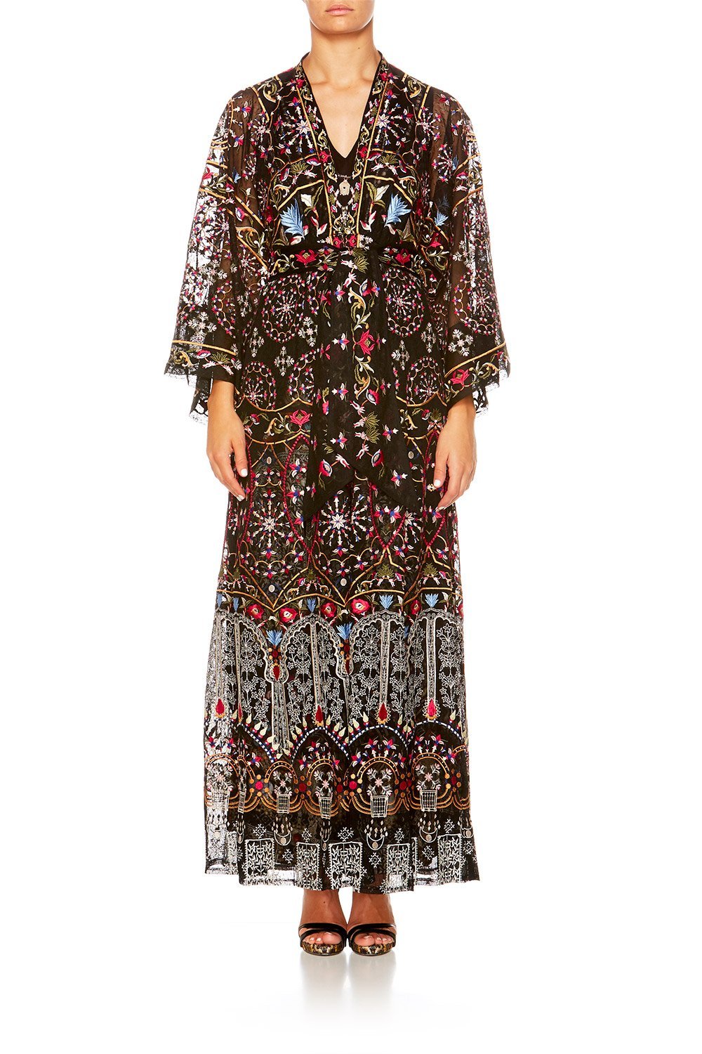 CHAMBER OF REFLECTIONS MESH ROBE W ELASTIC WAIST BACK