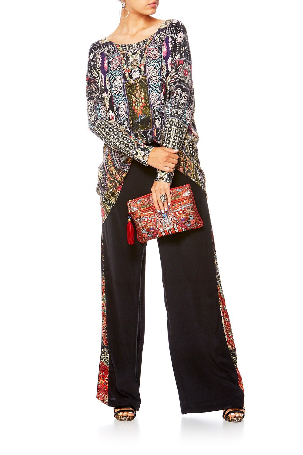 CAMILLA JAGGIS KINGDOM PANTS W SIDE SPLIT