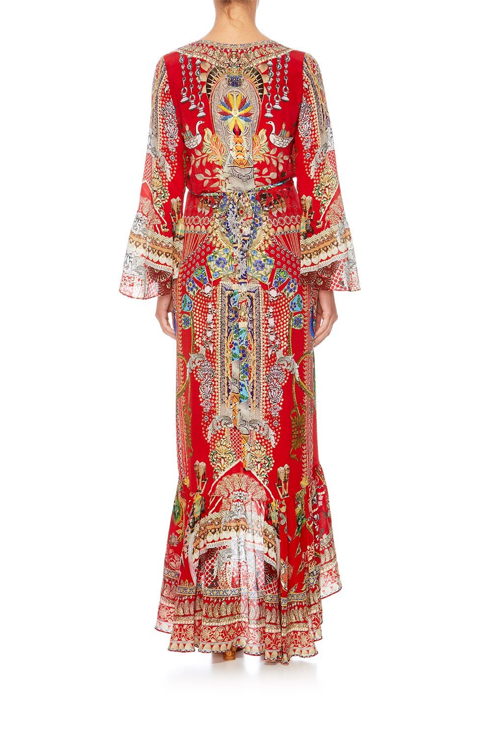 JUST KIDS LONG SLEEVE WRAP DRESS