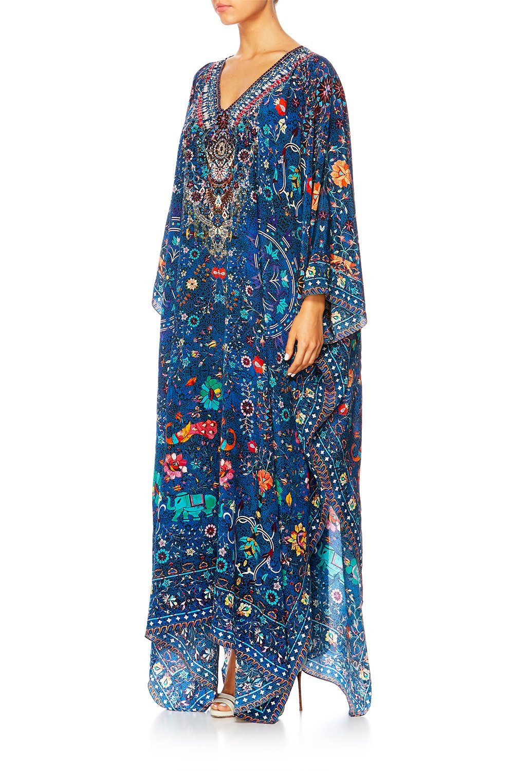 KINDNESS KALEIDOSCOPE SPLIT FRONT & SLEEVE KAFTAN