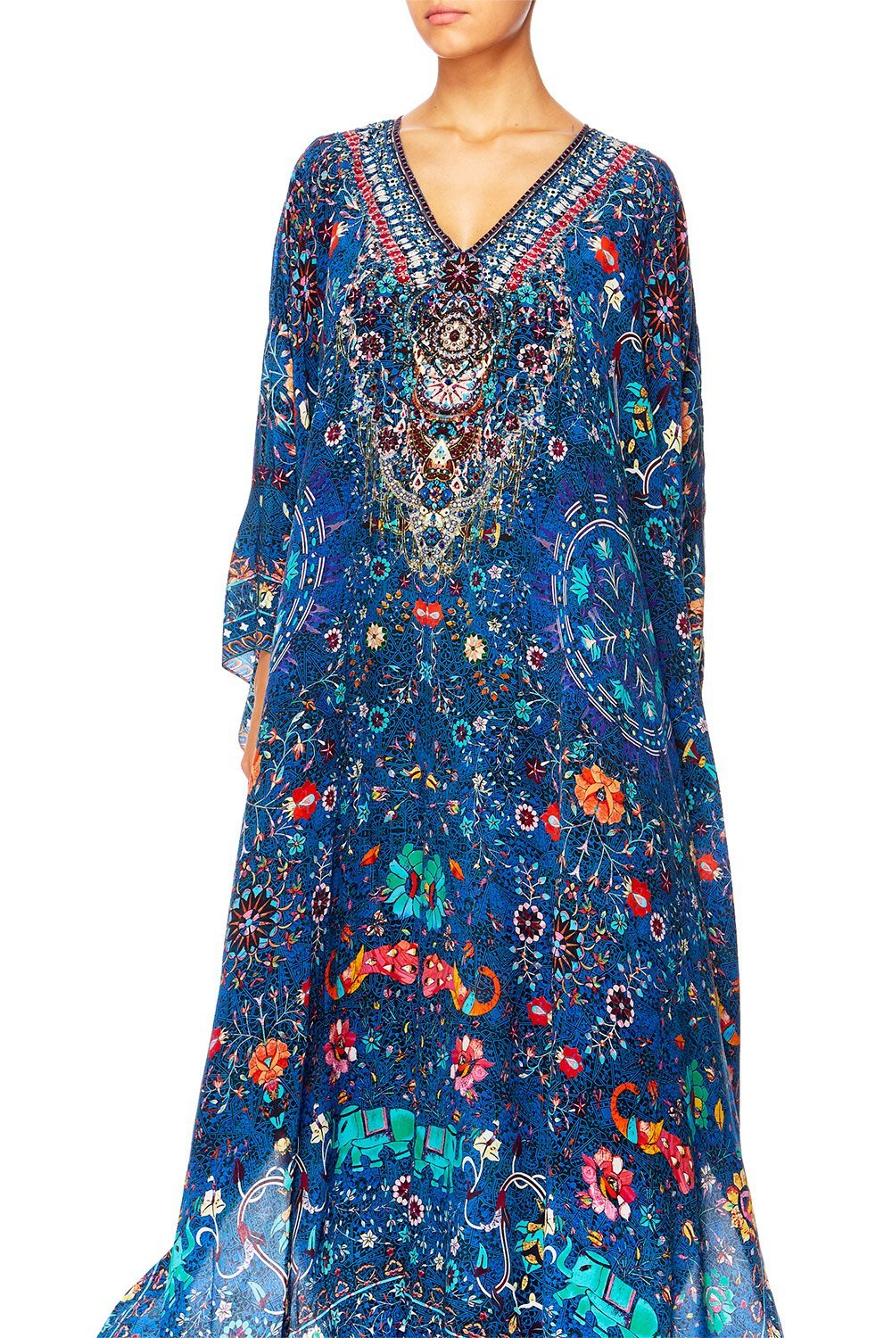 KINDNESS KALEIDOSCOPE SPLIT FRONT & SLEEVE KAFTAN