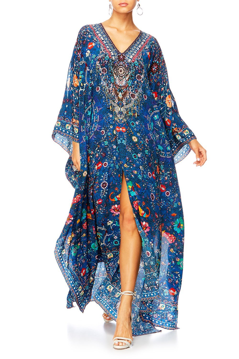KINDNESS KALEIDOSCOPE SPLIT FRONT & SLEEVE KAFTAN