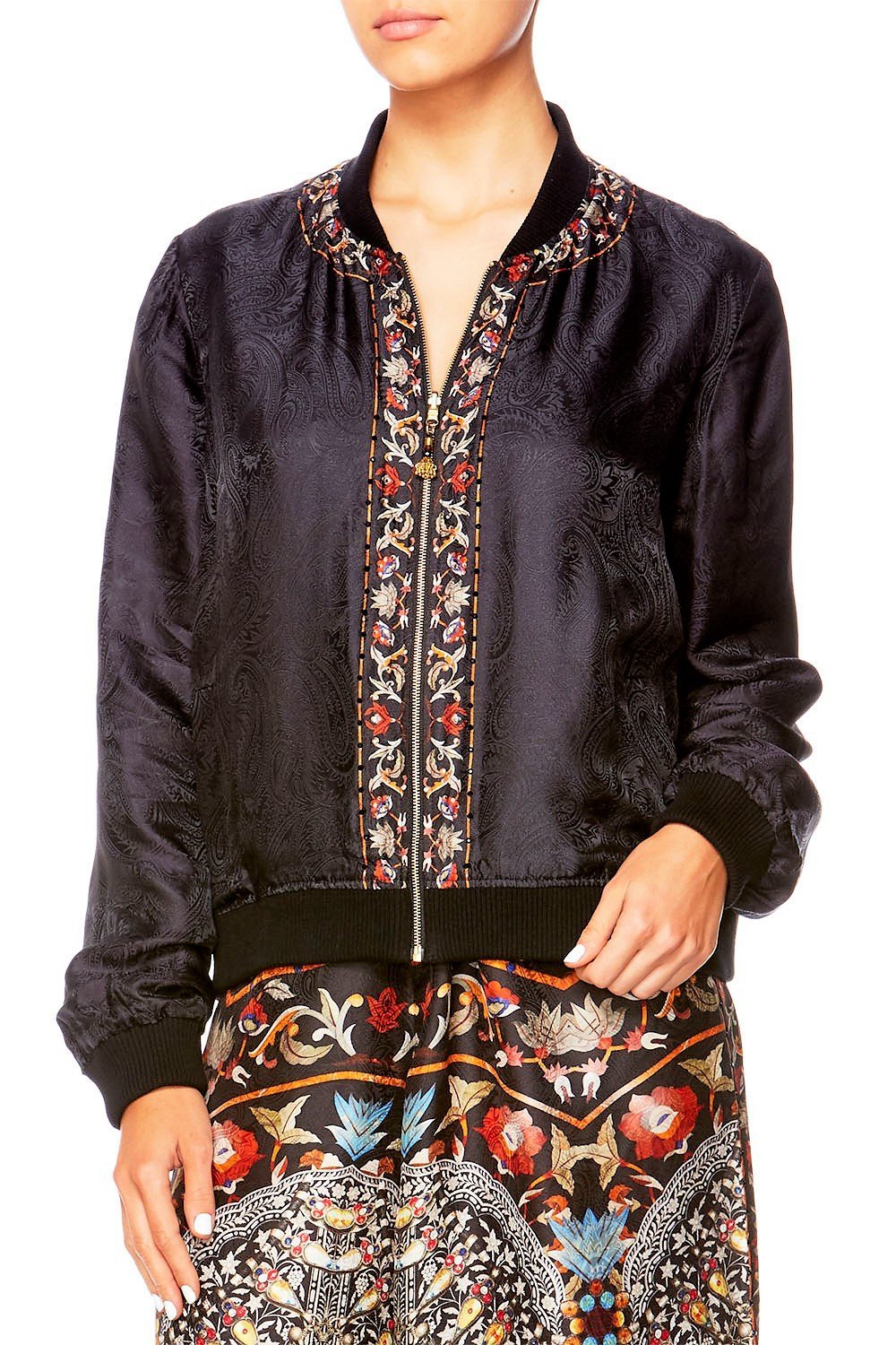 CHAMBER OF REFLECTIONS REVERSABLE BOMBER JACKET