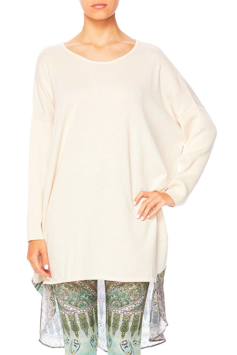MAMAS HOME LONG SLEEVE JUMPER W PRINTED BACK