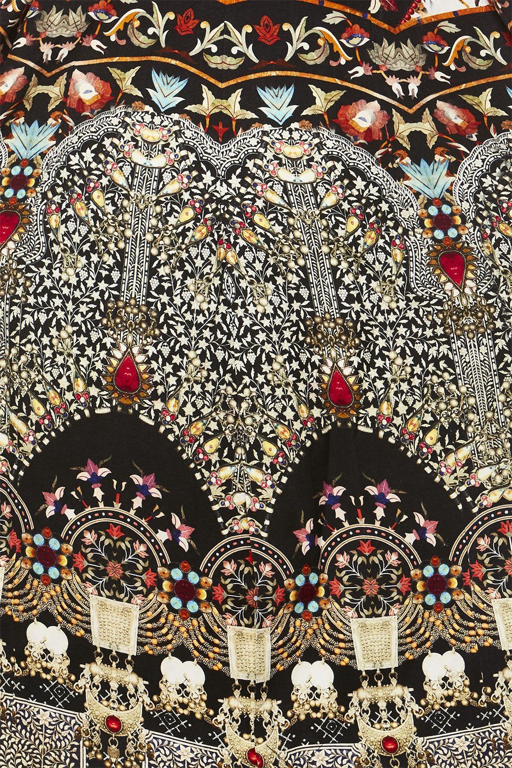 CHAMBER OF REFLECTIONS LONG OPEN COAT W WIDE COLLAR