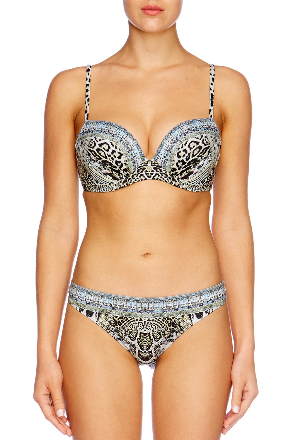 ANIMAL INSTINCT MOULDED PLUNGE BRA