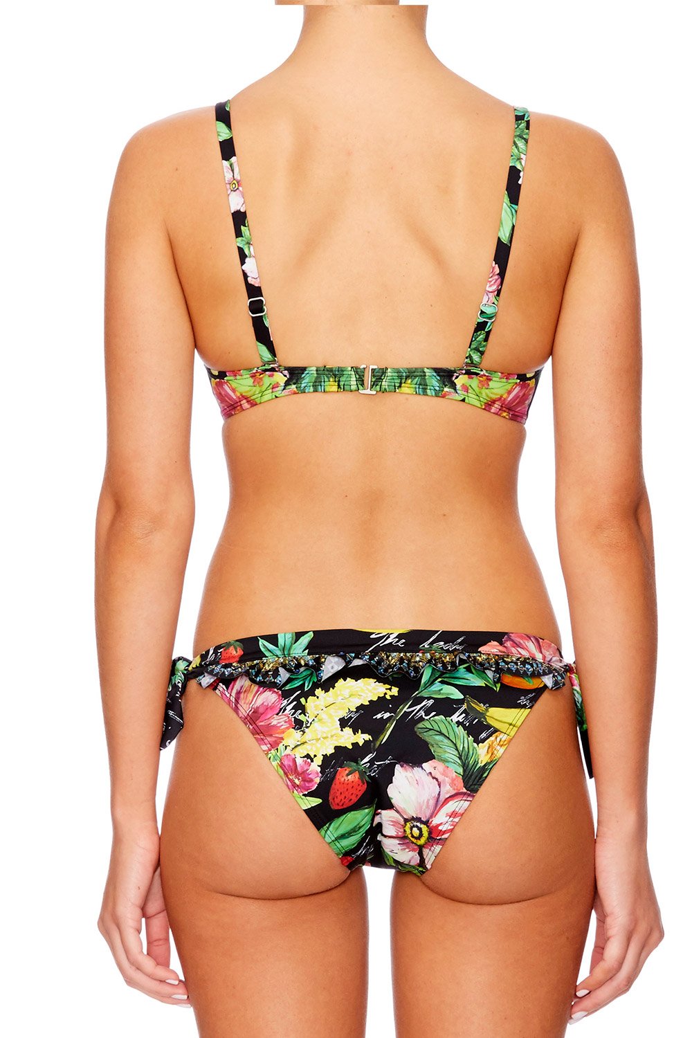 CALL ME CARMEN FRILL TAB TIE BIKINI SET