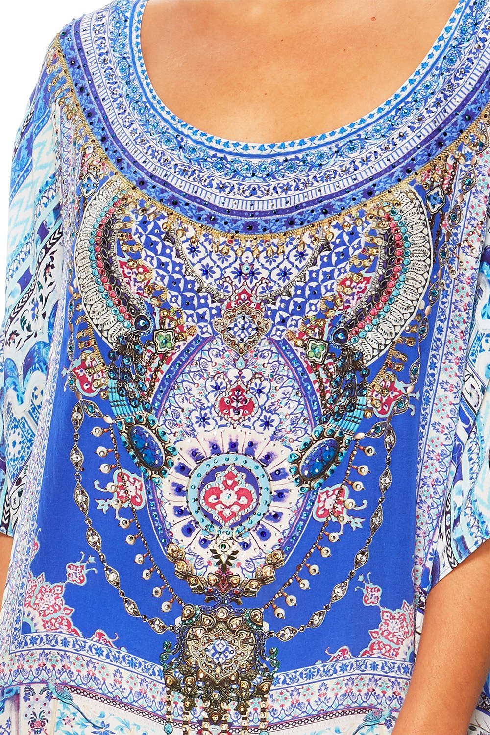 STRENGTH IN RAYS SHORT ROUND NECK KAFTAN