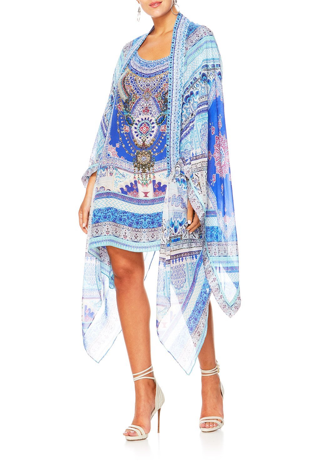STRENGTH IN RAYS LONG DRAPED ROBE