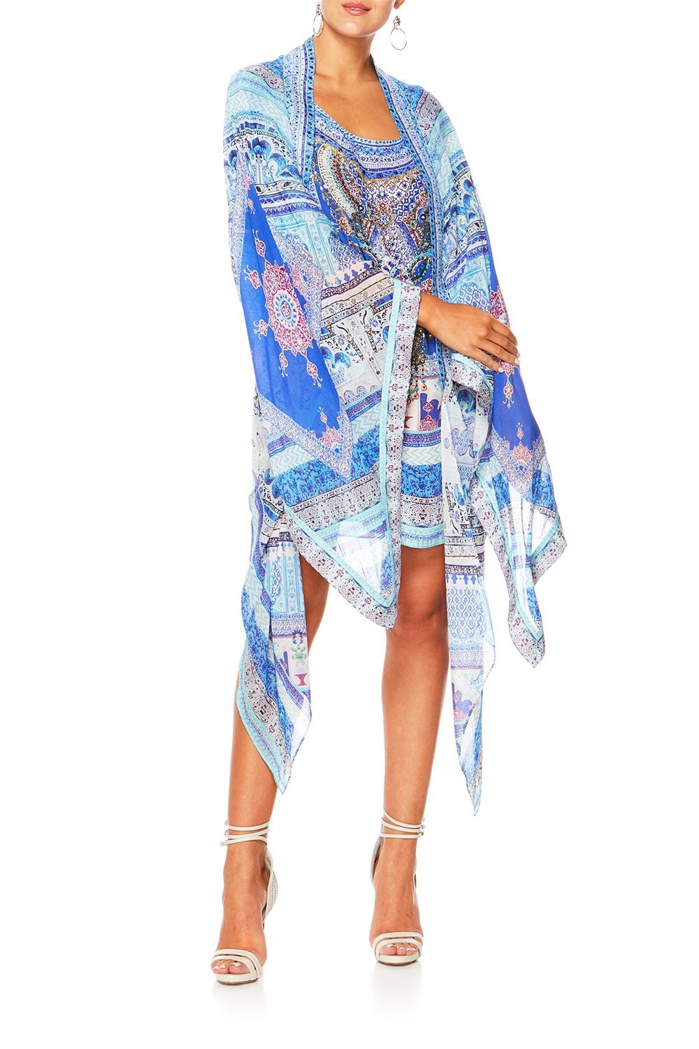STRENGTH IN RAYS LONG DRAPED ROBE