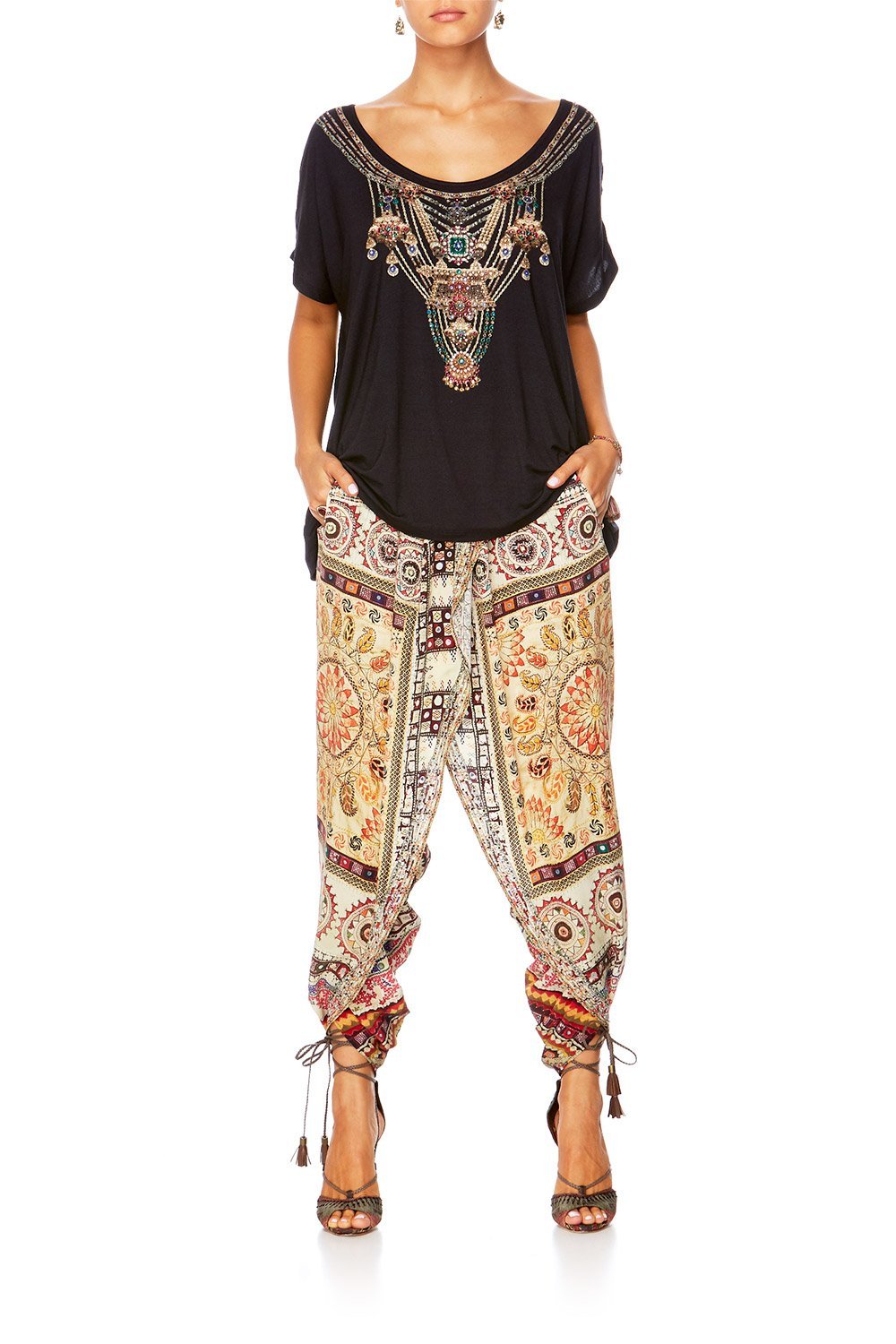 INDIANA FRANKS WIDE ROUND NECK T-SHIRT