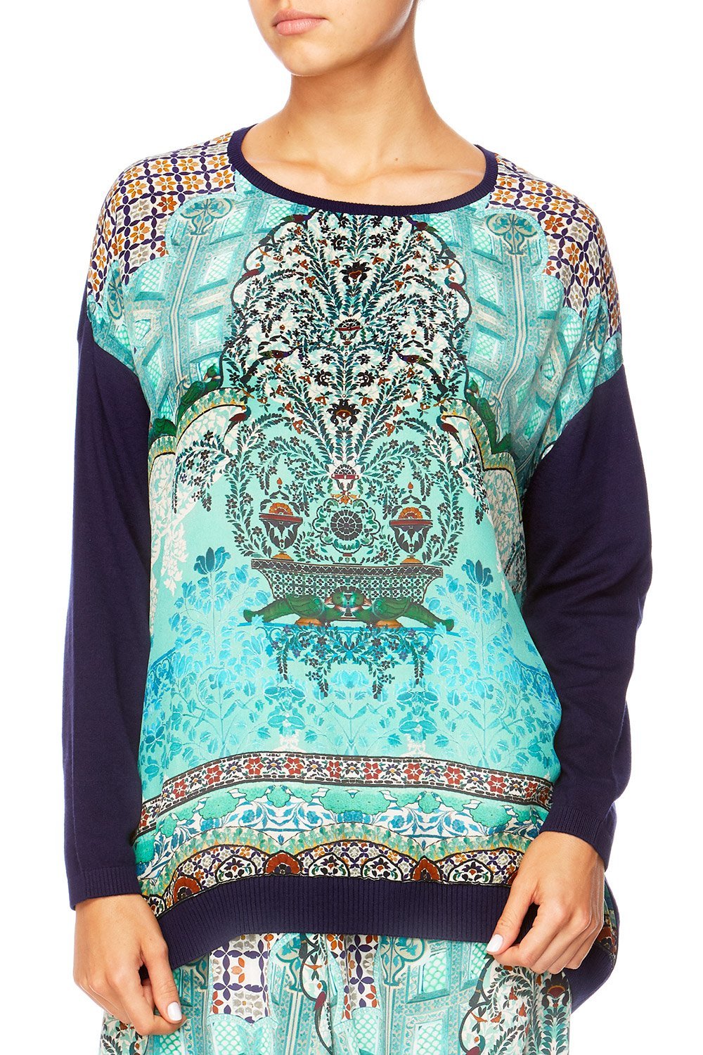 THE SPIRIT WITHIN JUMPER W CONTRAST FRONT