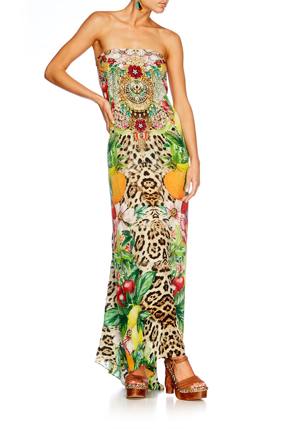 COOL CAT ROUND NECK KAFTAN