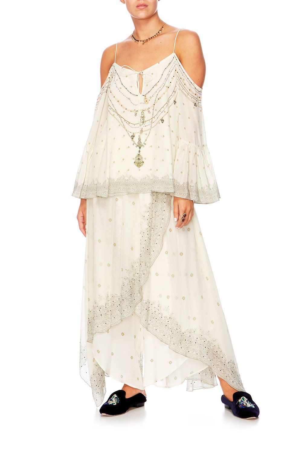 GUIDING LIGHT CROSS OVERLAY PANT