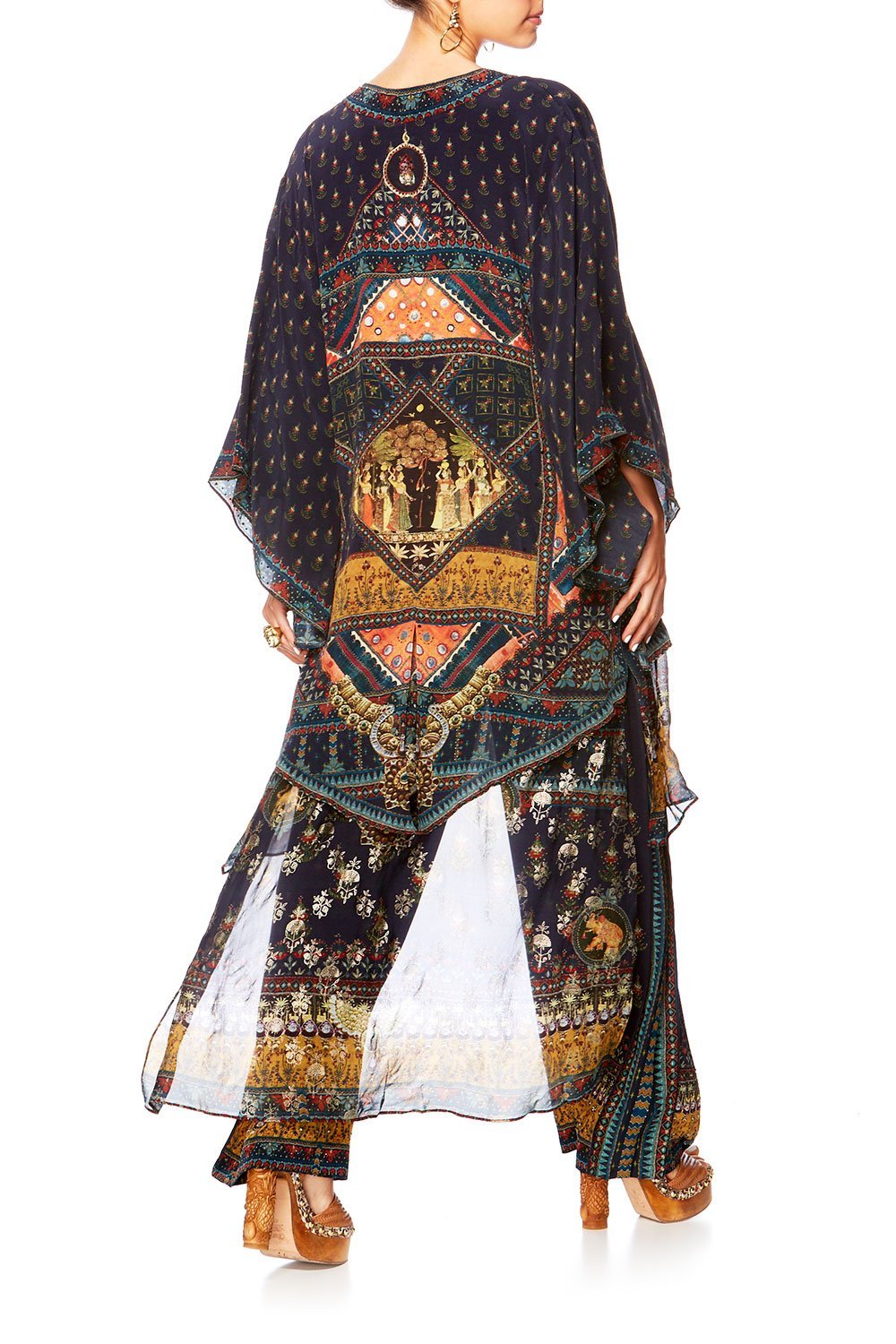 CAMILLA BLISS OF BOHEMIA KIMONO W LONG UNDERLAY