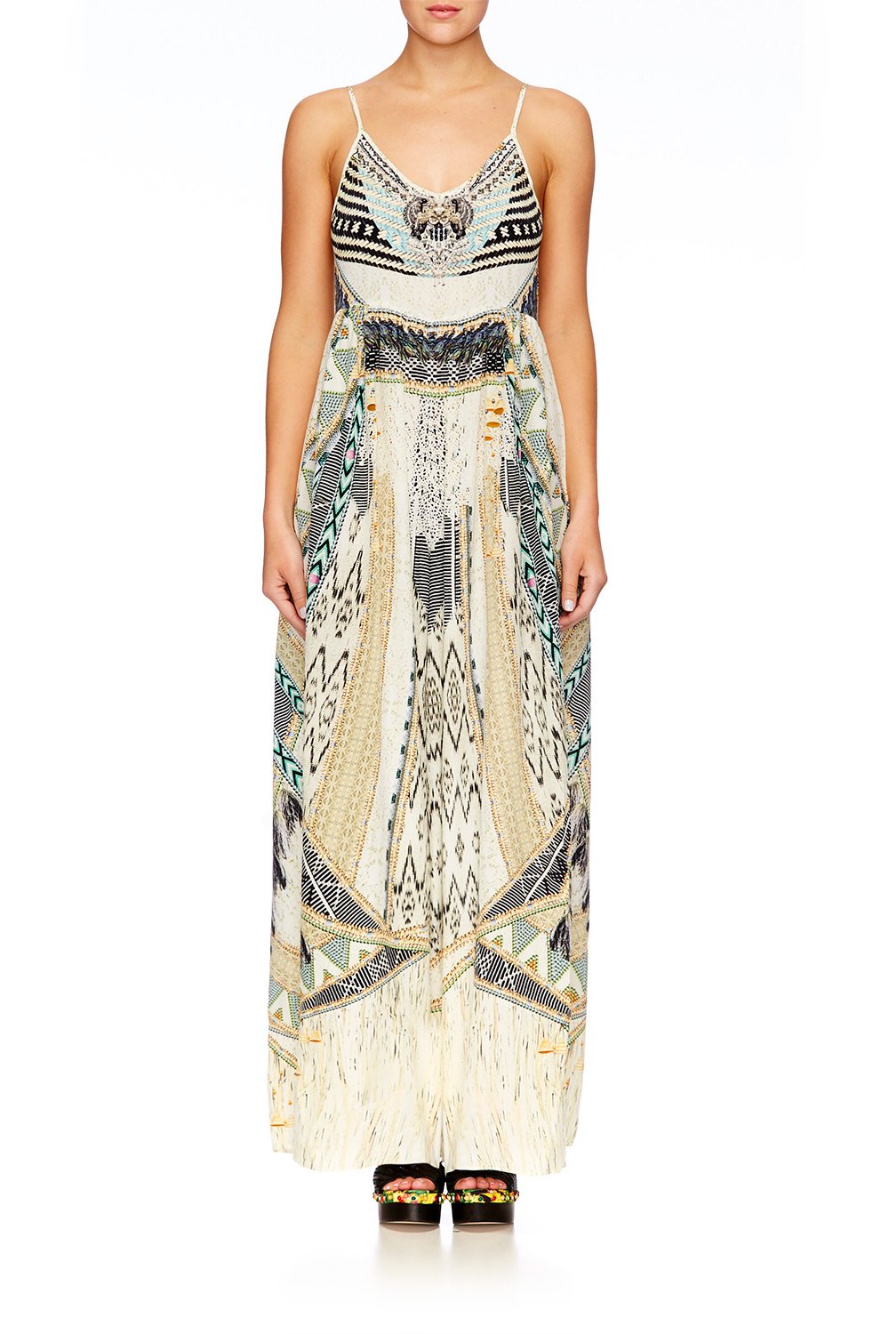 WEAVE ON GATHERED WIDE LEG JUMPSUIT