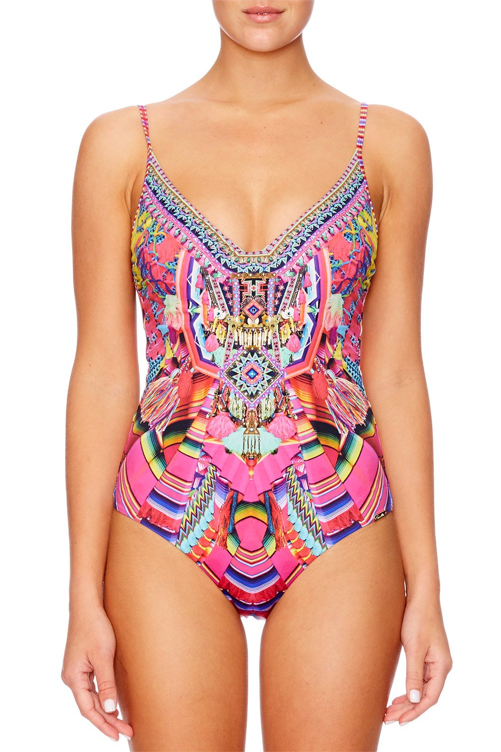MS MOCHILLA WIRED V-NECK ONE PIECE