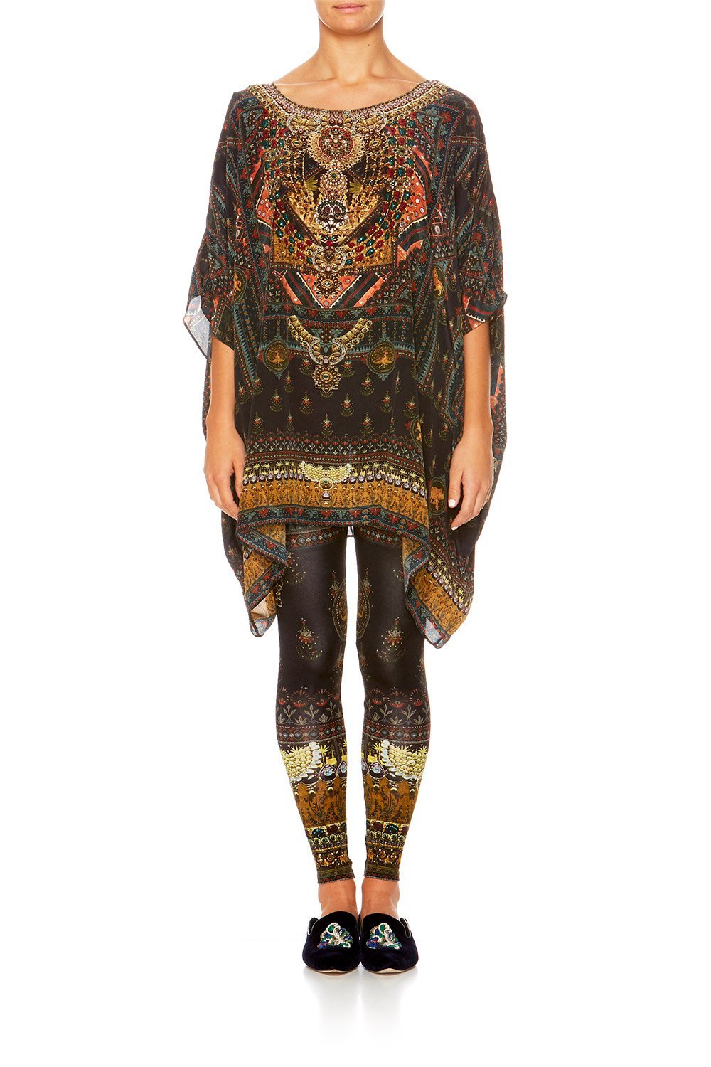 BLISS OF BOHEMIA SHORT ROUND NECK KAFTAN