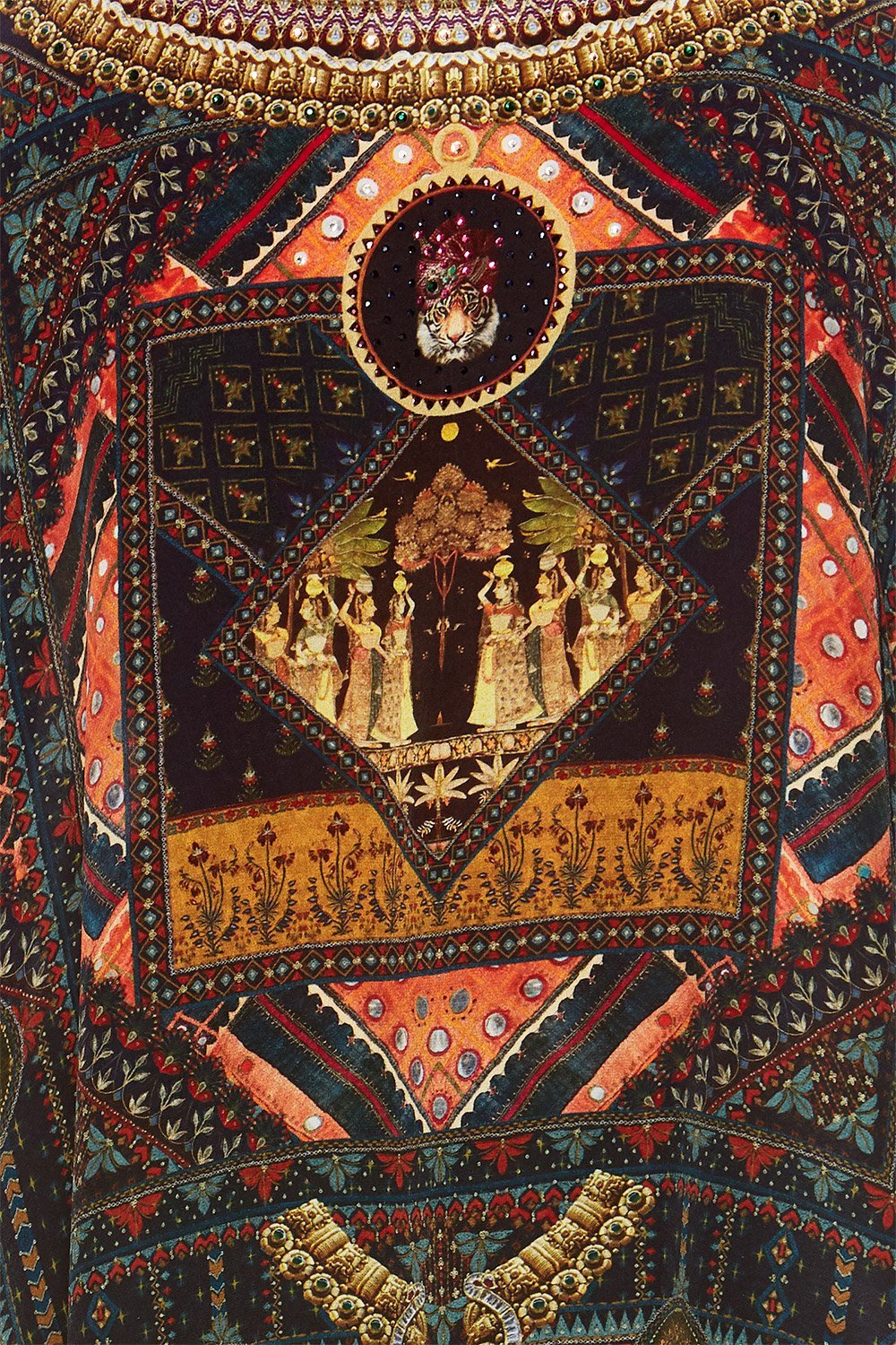 BLISS OF BOHEMIA SHORT ROUND NECK KAFTAN