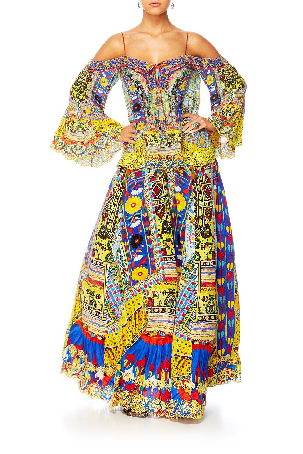 INSIDE MY MIND FULL HEM SKIRT