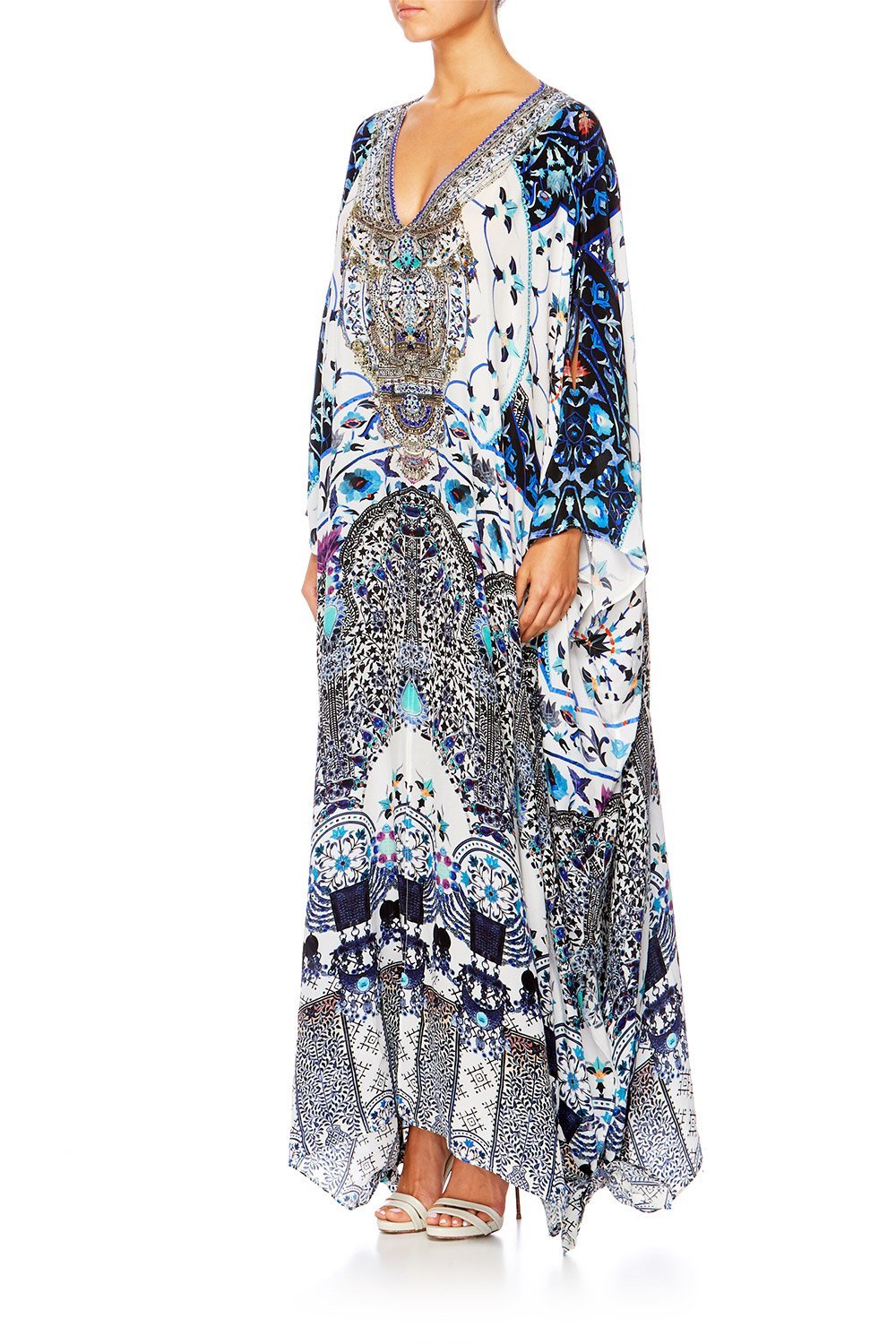 IN THE CONSTELLATIONS SPLIT FRONT & SLEEVE KAFTAN
