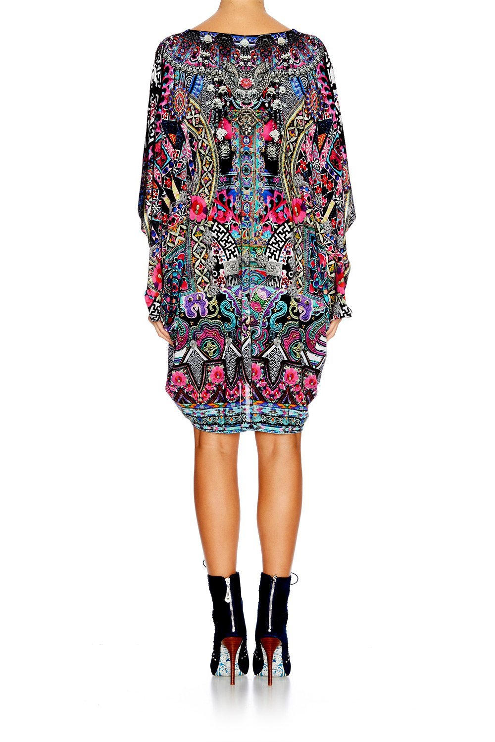 BELLS AT DUSK BAT SLEEVE DRESS