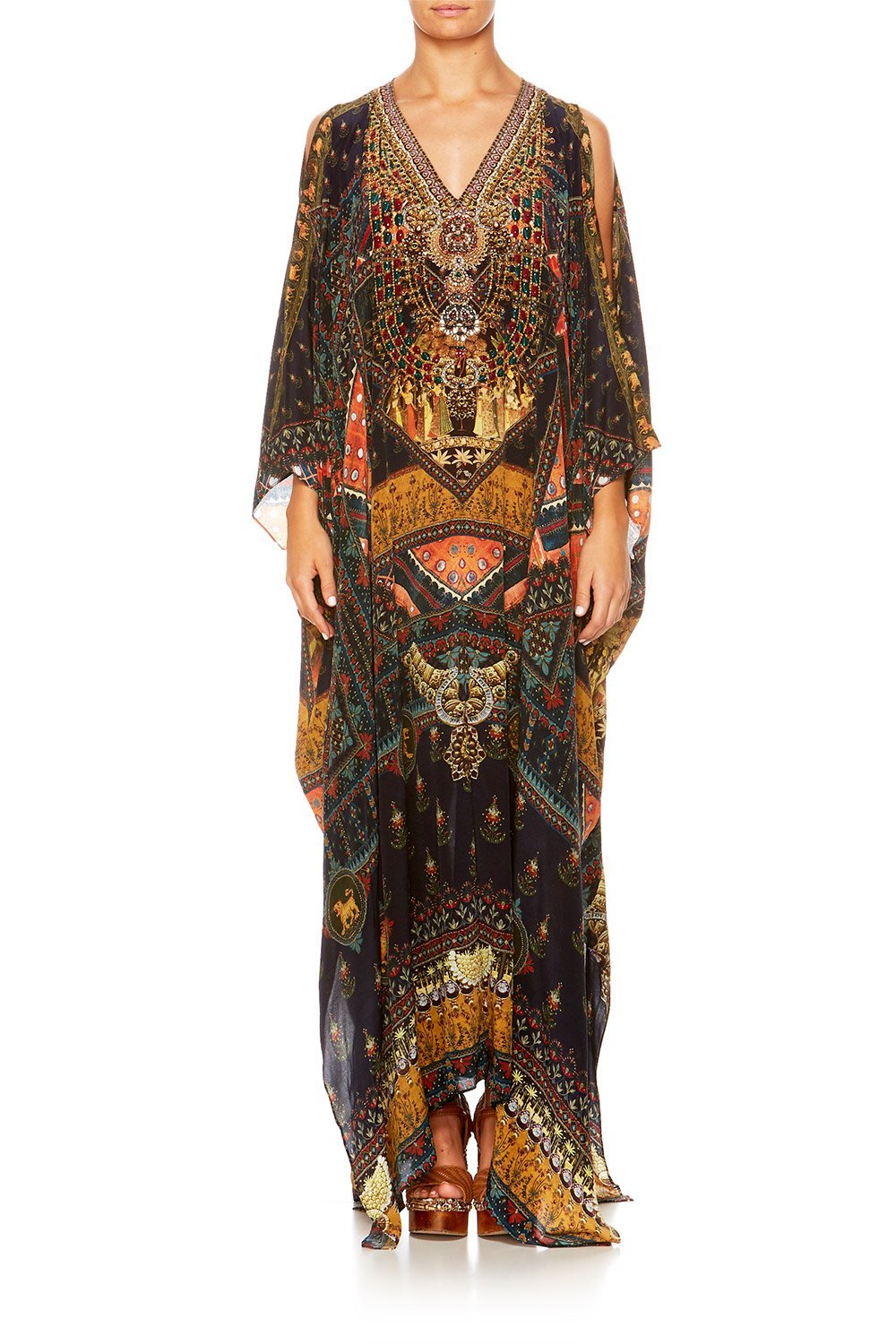 BLISS OF BOHEMIA SPLIT FRONT & SLEEVE KAFTAN