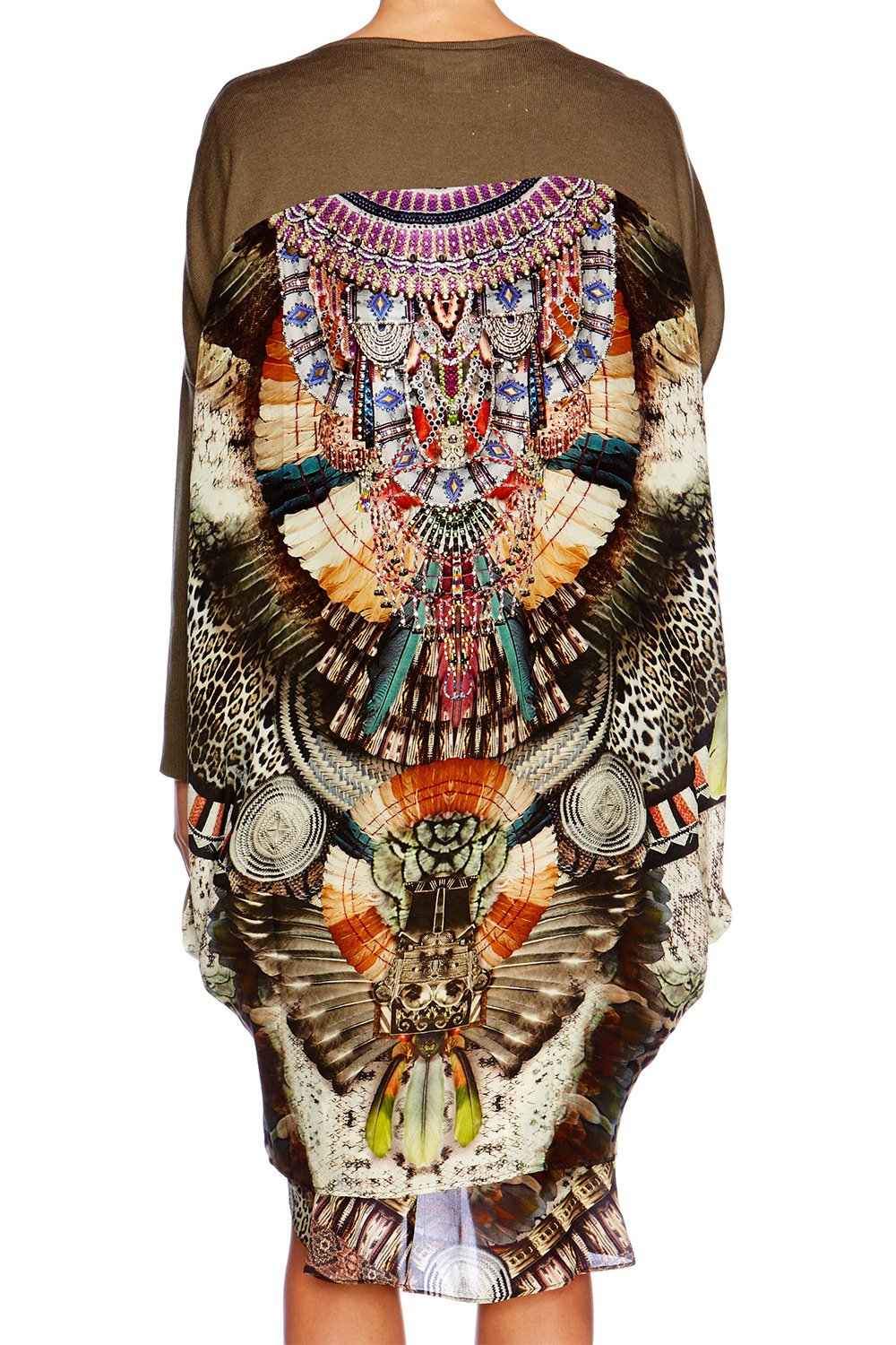 LIGHT MY FIRE LONG SLEEVE JUMPER W PRINT BACK