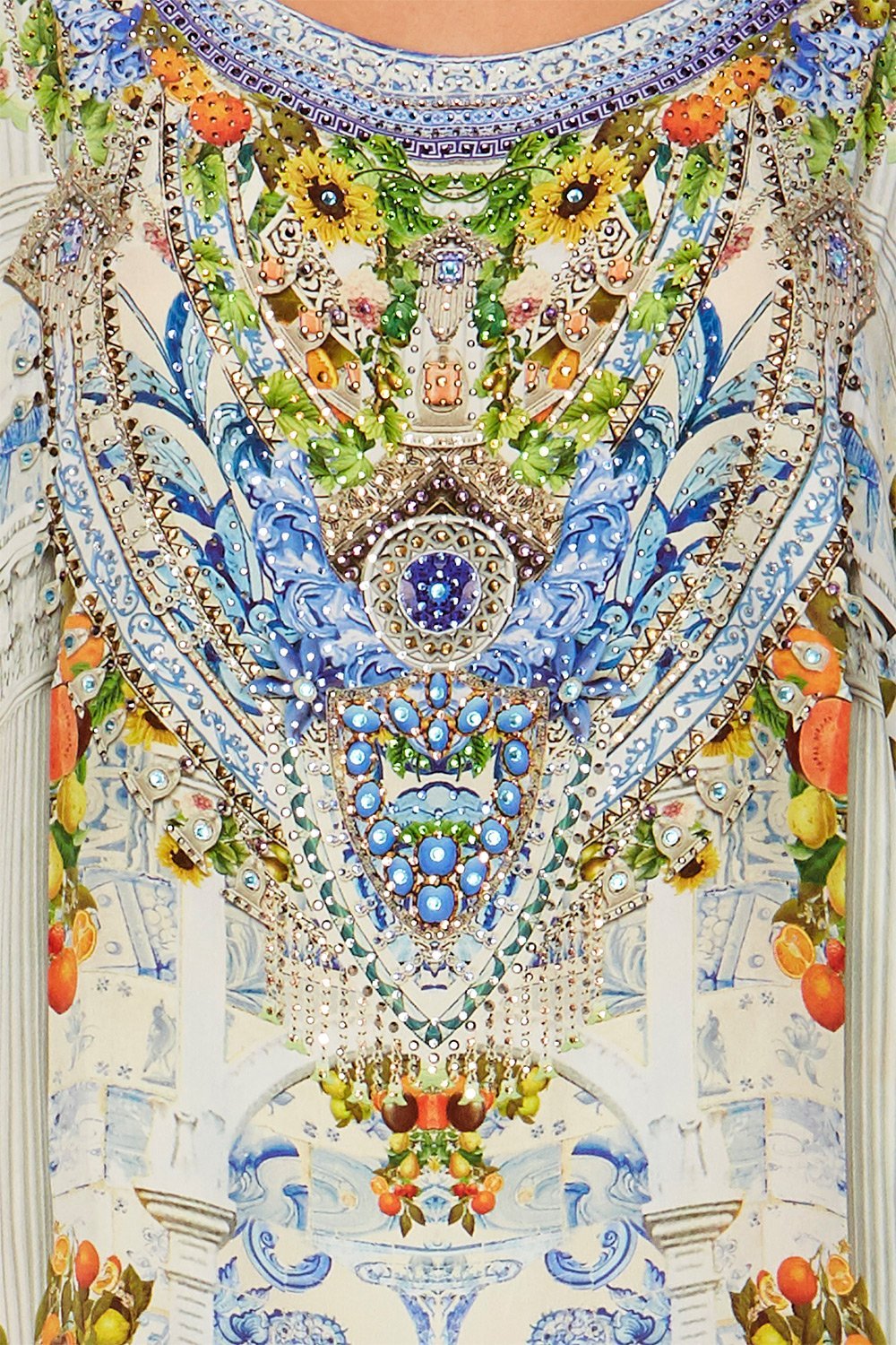 COME AS YOU ARE SHORT ROUND NECK KAFTAN