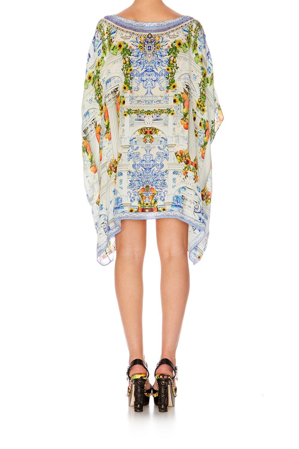 COME AS YOU ARE SHORT ROUND NECK KAFTAN