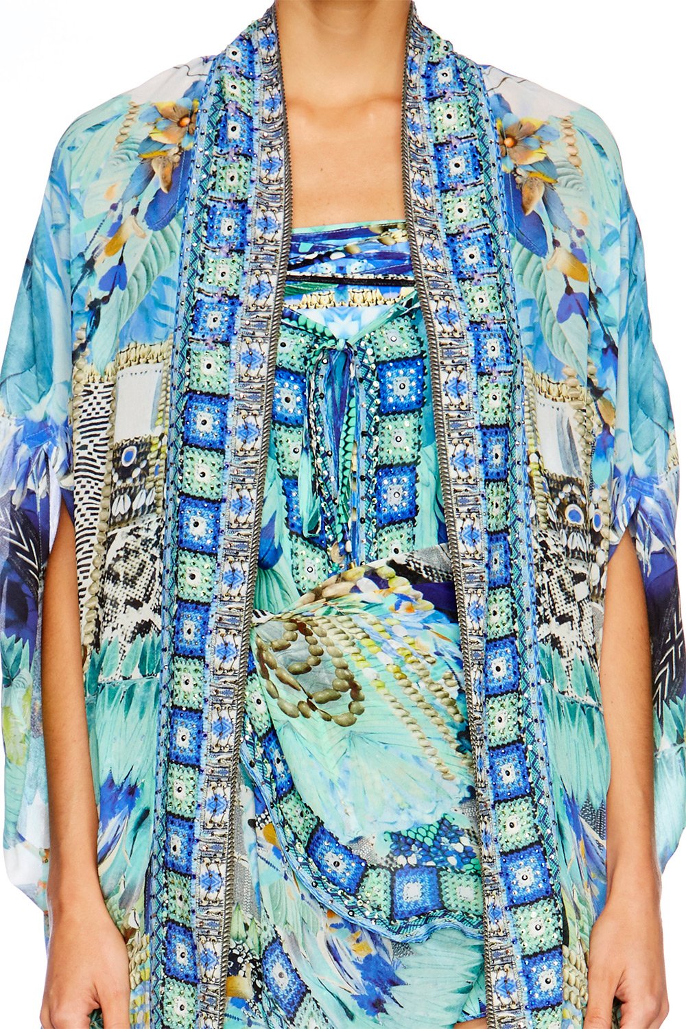 LEAVE ME WILD OPEN FRONT CARDI CAPE