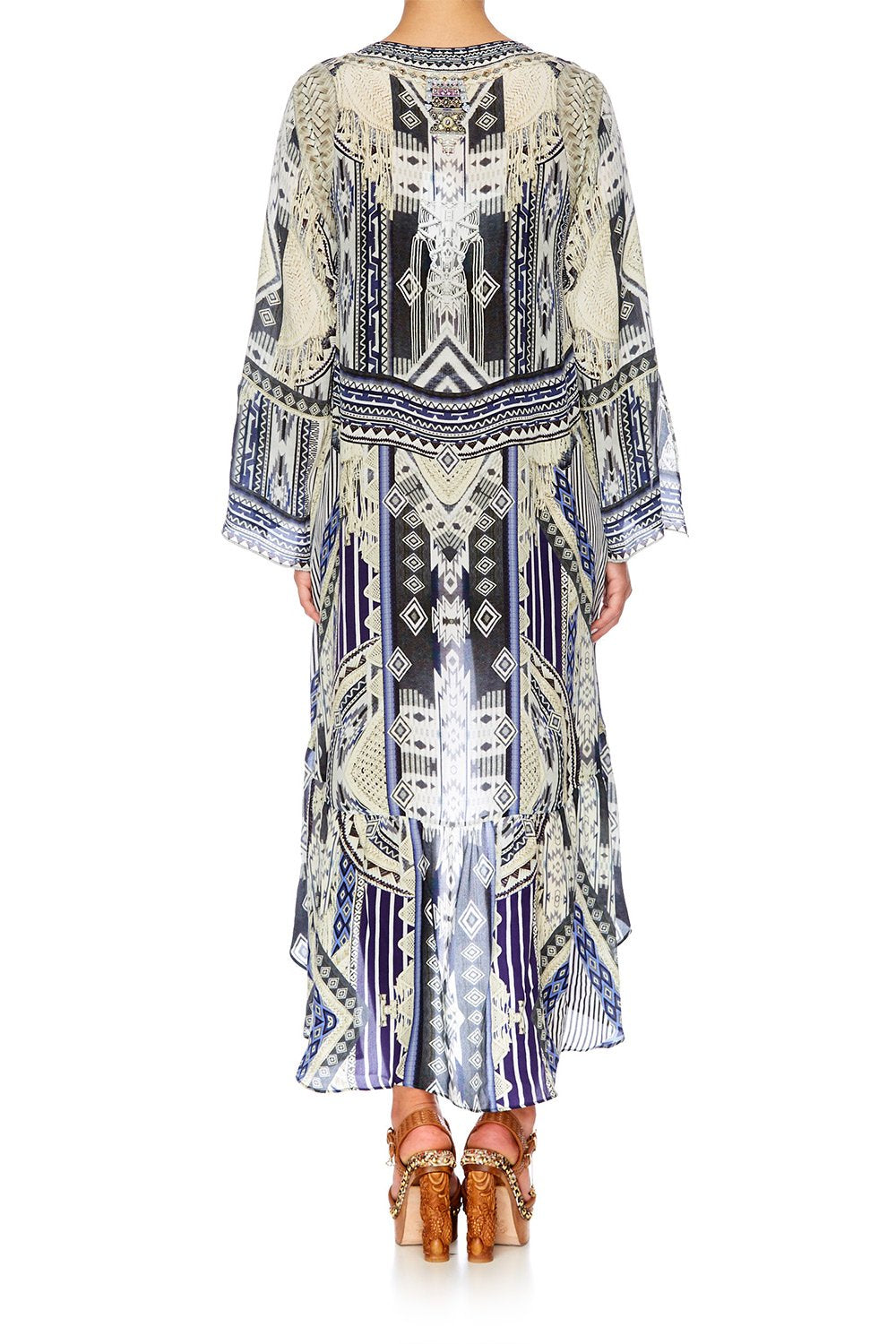 TIE THE KNOT SHORT DRESS W HIGH LOW HEM